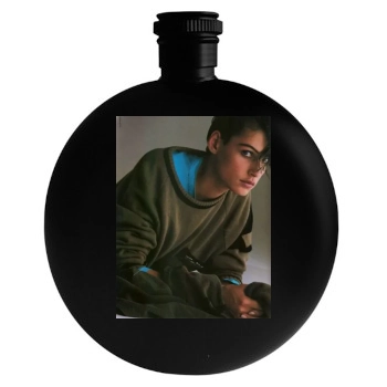 Famke Janssen Round Flask