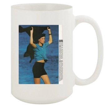 Famke Janssen 15oz White Mug