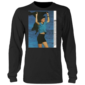 Famke Janssen Men's Heavy Long Sleeve TShirt