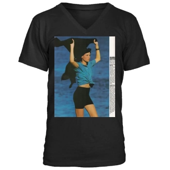 Famke Janssen Men's V-Neck T-Shirt