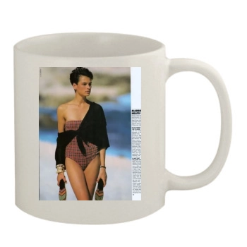 Famke Janssen 11oz White Mug