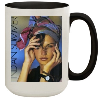 Famke Janssen 15oz Colored Inner & Handle Mug