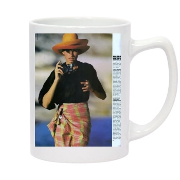 Famke Janssen 14oz White Statesman Mug