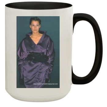 Famke Janssen 15oz Colored Inner & Handle Mug