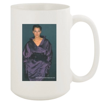 Famke Janssen 15oz White Mug