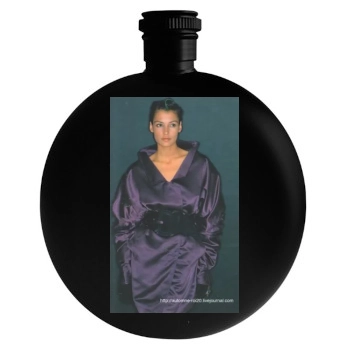 Famke Janssen Round Flask