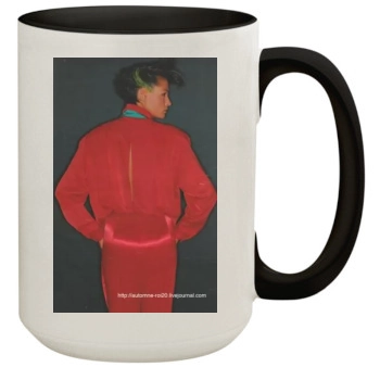 Famke Janssen 15oz Colored Inner & Handle Mug