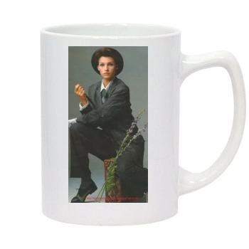 Famke Janssen 14oz White Statesman Mug