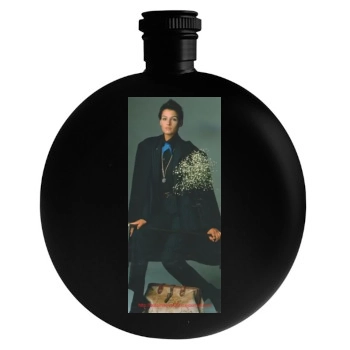 Famke Janssen Round Flask