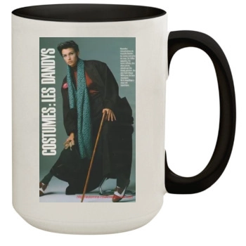 Famke Janssen 15oz Colored Inner & Handle Mug