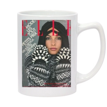 Famke Janssen 14oz White Statesman Mug