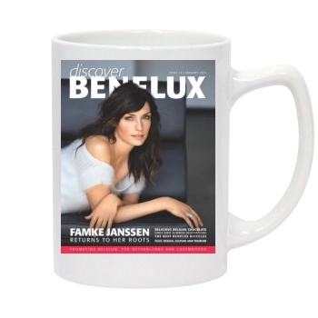 Famke Janssen 14oz White Statesman Mug