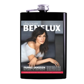 Famke Janssen Hip Flask