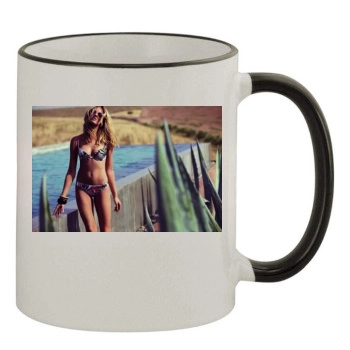 Fanny Francois 11oz Colored Rim & Handle Mug