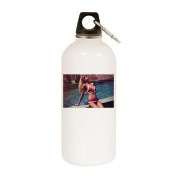 Fanny Francois White Water Bottle With Carabiner