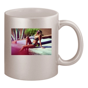 Fanny Francois 11oz Metallic Silver Mug