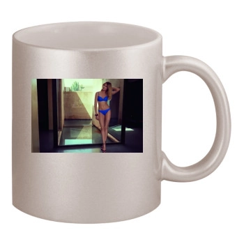 Fanny Francois 11oz Metallic Silver Mug