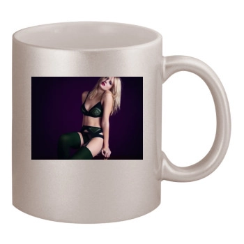 Fanny Francois 11oz Metallic Silver Mug