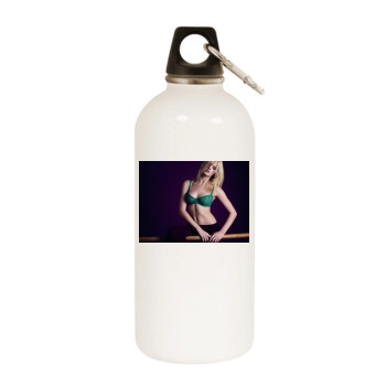 Fanny Francois White Water Bottle With Carabiner