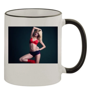 Fanny Francois 11oz Colored Rim & Handle Mug