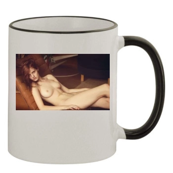 Fanny Francois 11oz Colored Rim & Handle Mug