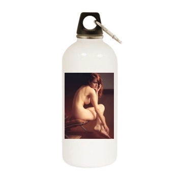 Fanny Francois White Water Bottle With Carabiner