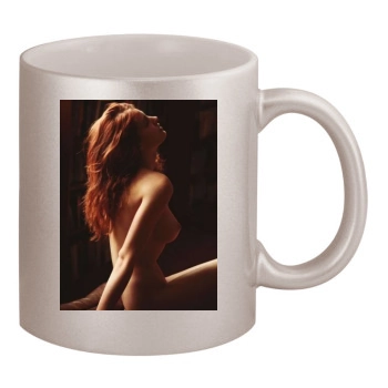 Fanny Francois 11oz Metallic Silver Mug