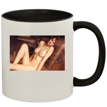 Fanny Francois 11oz Colored Inner & Handle Mug