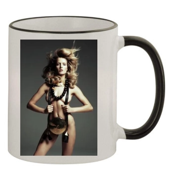 Fanny Francois 11oz Colored Rim & Handle Mug