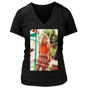 Farah Holt Women's Deep V-Neck TShirt