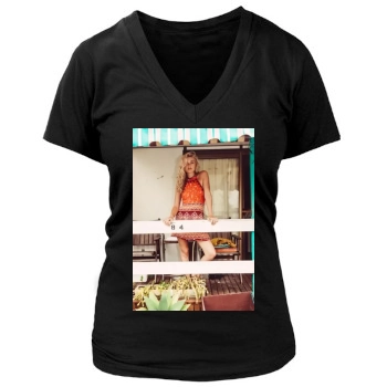 Farah Holt Women's Deep V-Neck TShirt