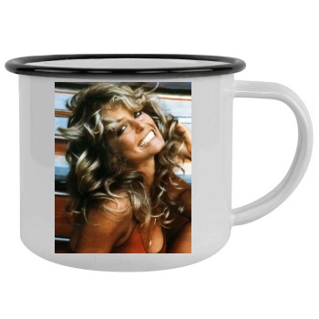 Farrah Fawcett Camping Mug