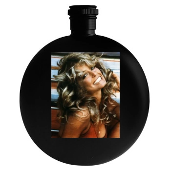 Farrah Fawcett Round Flask