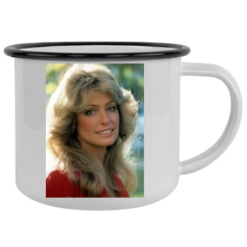 Farrah Fawcett Camping Mug