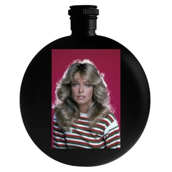 Farrah Fawcett Round Flask