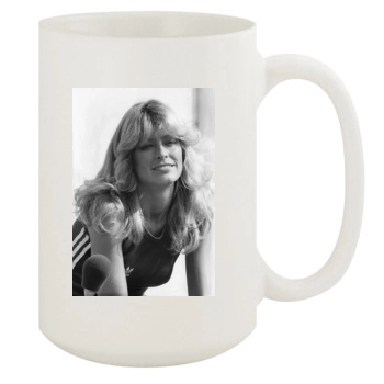 Farrah Fawcett 15oz White Mug