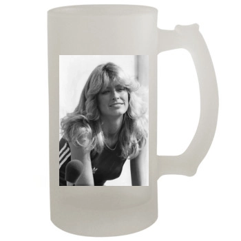 Farrah Fawcett 16oz Frosted Beer Stein