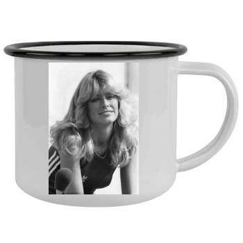 Farrah Fawcett Camping Mug