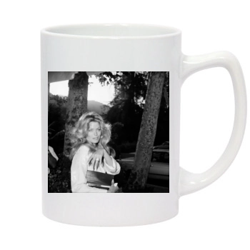 Farrah Fawcett 14oz White Statesman Mug