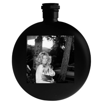 Farrah Fawcett Round Flask