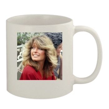 Farrah Fawcett 11oz White Mug