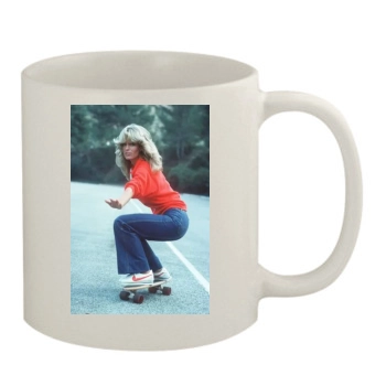 Farrah Fawcett 11oz White Mug