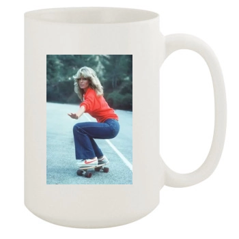 Farrah Fawcett 15oz White Mug