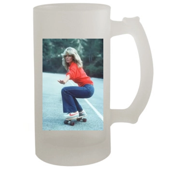 Farrah Fawcett 16oz Frosted Beer Stein