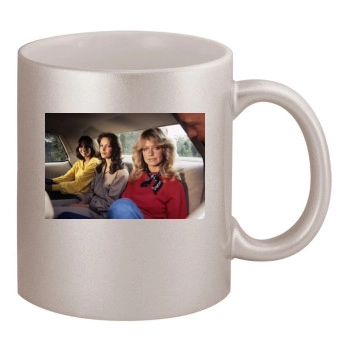 Farrah Fawcett 11oz Metallic Silver Mug