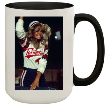 Farrah Fawcett 15oz Colored Inner & Handle Mug