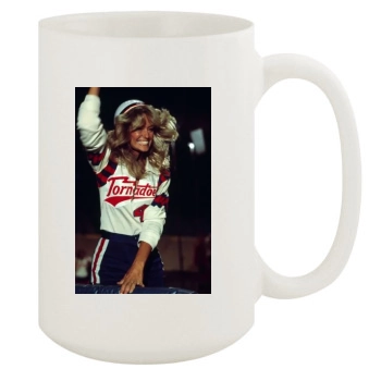 Farrah Fawcett 15oz White Mug