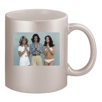 Farrah Fawcett 11oz Metallic Silver Mug