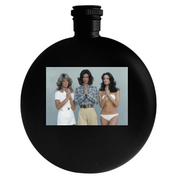 Farrah Fawcett Round Flask