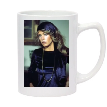 Farrah Fawcett 14oz White Statesman Mug